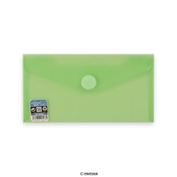Sobre verde con cierre de velcro 125x225 mm V-Lock