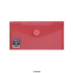 Sobre rojo con cierre de velcro 125x225 mm V-Lock