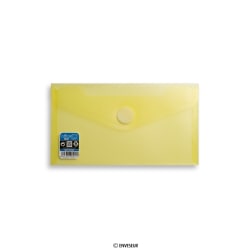 Enveloppe jaune avec fermeture velcro 225x125 mm V-Lock