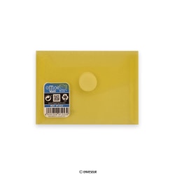 Envelope amarelo com fecho de velcro V-Lock 85x120 mm (C7)
