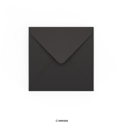 130x130 mm Čierna obálka Clariana