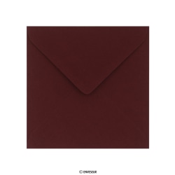 130x130 mm Clariana Burgundy Envelop