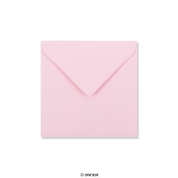 Enveloppe clariana rose pâle 130x130 mm