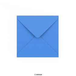 Enveloppe Clariana bleue éclatante 140x140 mm