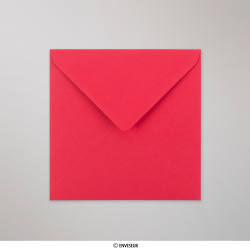Enveloppe Clariana rouge éclatante 140x140 mm
