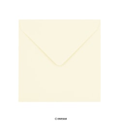 Enveloppe Clariana ivoire 140x140 mm