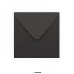 155x155 mm Čierna obálka Clariana