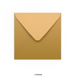 Enveloppe Clariana dorée 155x155 mm