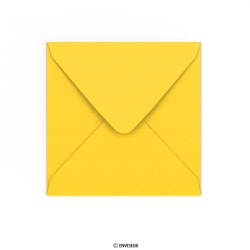 Enveloppe Clariana jaune 155x155 mm