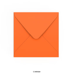 Enveloppe Clariana orange 155 x 155 mm