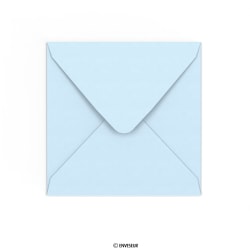 Enveloppe Clariana bleue pâle 155x155 mm