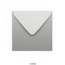 Enveloppe argentée 155x155 mm