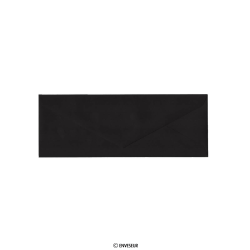 Enveloppe Clariana noire 80x215 mm