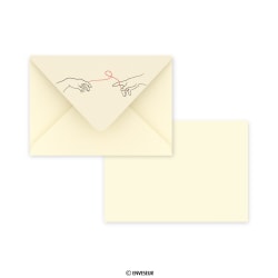 Ivory wedding envelope ”Destiny” 114x162 mm (C6)