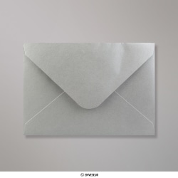 114x162 mm (C6) Strieborná obálka