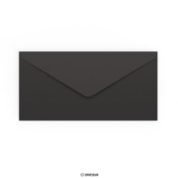 110x220 mm (DL) Čierna obálka Clariana