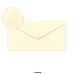 Koperta Clariana ze strukturą kość słoniowa 110x220 mm (DL)