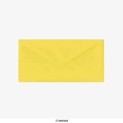 110x220 mm (DL) Clariana Mid Yellow Envelope