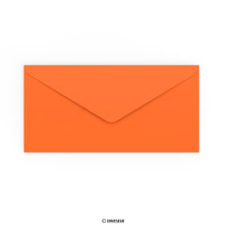 Oranžová obálka Clariana 110x220 mm (DL)