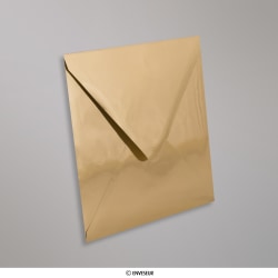 Gold mirror finish envelope 160x160 mm