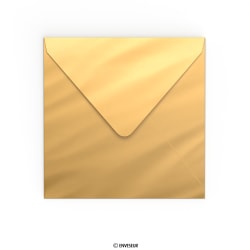 Koperta ze złotym efektem lustra 160x160 mm