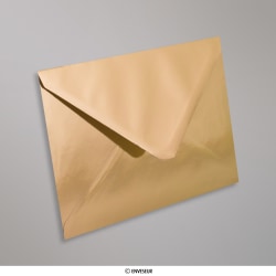 Envelope dourado com efeito de reflexo 114x162 mm (C6)