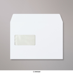 Envelope branco com janela 162x229 mm (C5)