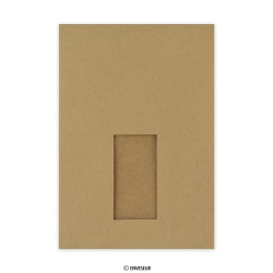 Manillafarvet kilekonvolut 229x162x25 mm (C5)
