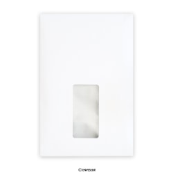 Biela kapacitná obálka s okienkom 229x162x25 mm (C5)
