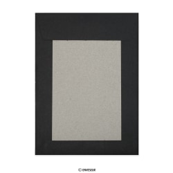 Námořnická modrá obálka s kartonovou zadní stěnou 229x162 mm (C5)