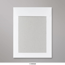 Sobre blanco con dorso de cartón de 241x178 mm