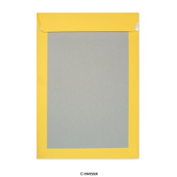 Sobre amarillo intenso con dorso de cartón de 324x229 mm (C4)
