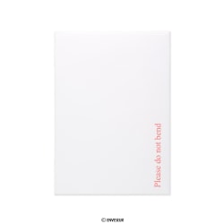 Sobre blanco impreso con dorso de cartón de 324x229 mm (C4)