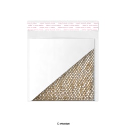 Busta imbottita ecologica bianco - Honeycomb 165x165 mm