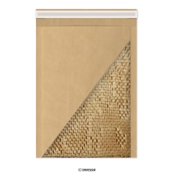 Manila Krapftpapier-Versandtasche mit Honigwaben-Polsterung 265x180 mm