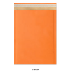 Oranžová eko obálka s ochranným papierovým vláknom - Honeycomb 340x240 mm