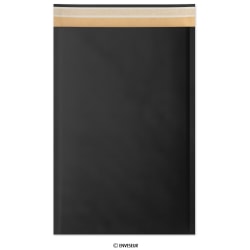 ECO zwarte gewatteerde envelop - Honeycomb 470x350 mm