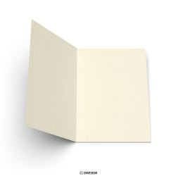 Tarjeta de papel blanco con efecto martillo de 300 g/m² 128x178 mm