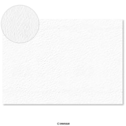 Weiße papierkarte mit hammerschlag-effekt von 300 g/m² (A4)