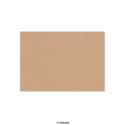 Cartão de papel kraft reciclado 280 g/m² (A6)