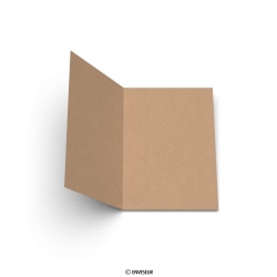 Carte en papier recyclé Kraft 280 g/m² (A6)