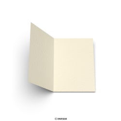 Hammered ivory paper card 300 g/m² (A6)