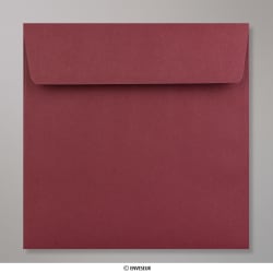 Enveloppe Clariana bordeaux 155x155 mm