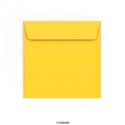 155x155 mm Svetložltá obálka Clariana