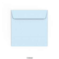 Enveloppe Clariana bleue pâle 155x155 mm