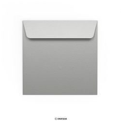 Sobre Clariana plateado de 155x155 mm