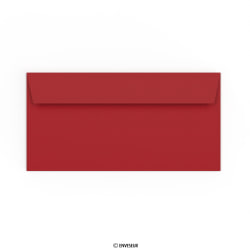 Dunkelroter Clariana Briefumschlag 110x220 mm (DL)
