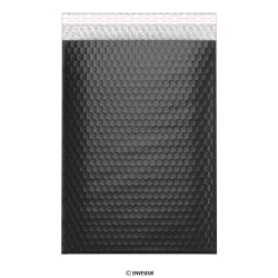 Envelopes almofadados preta metálica brilhante 340x240 mm (C4)