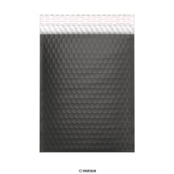 250x180 mm Čierne metalické matné bublinkové vrecúško