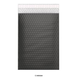 Musta metallinen matta kuplamuovipussi 324x230 mm (C4)